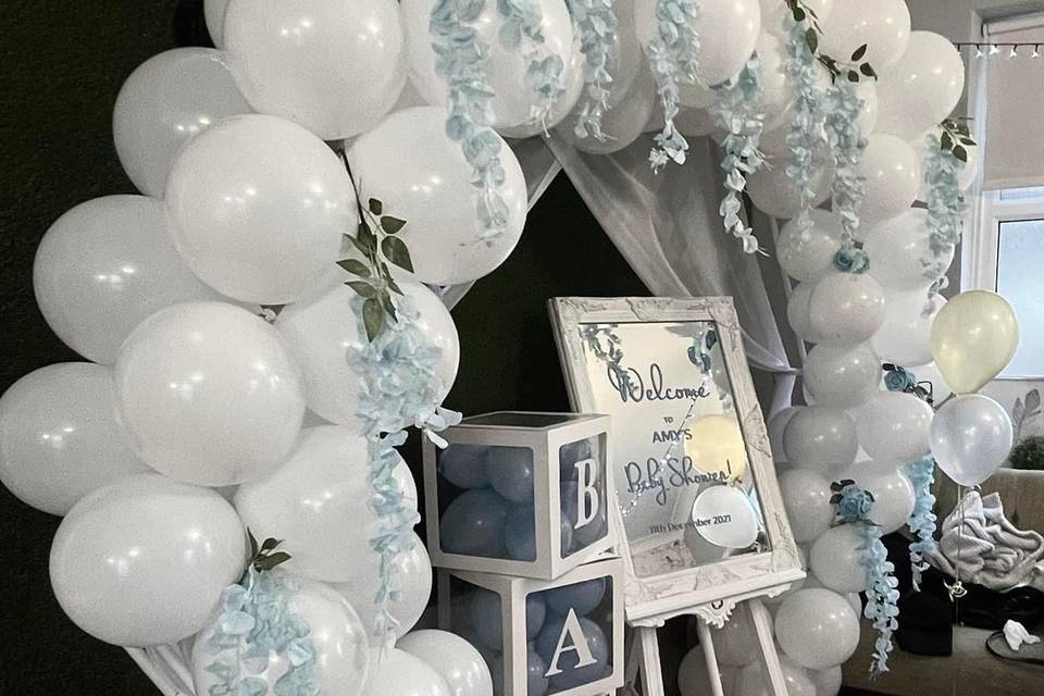 Baby shower hoop