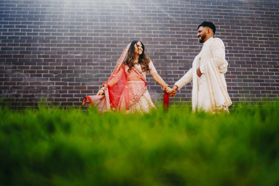 Indian wedding portrait