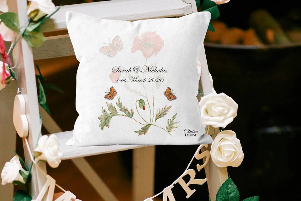 Bespoke Bridal cushion