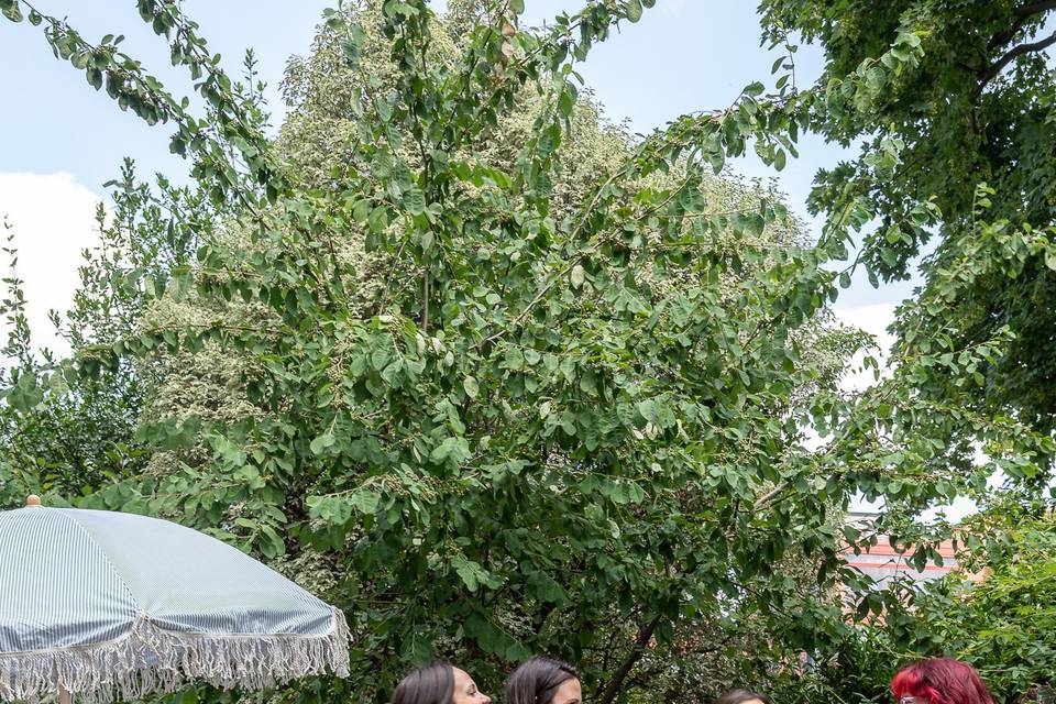 Reception in the garden