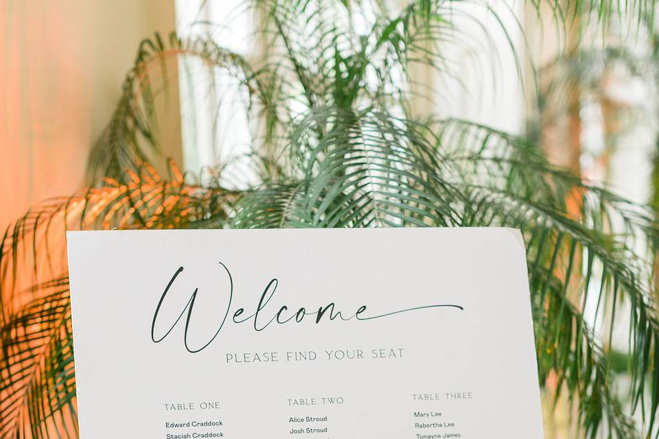 Seating Plan