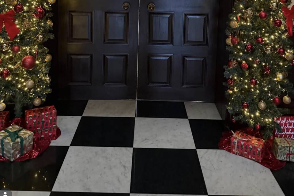 Christmas entrance