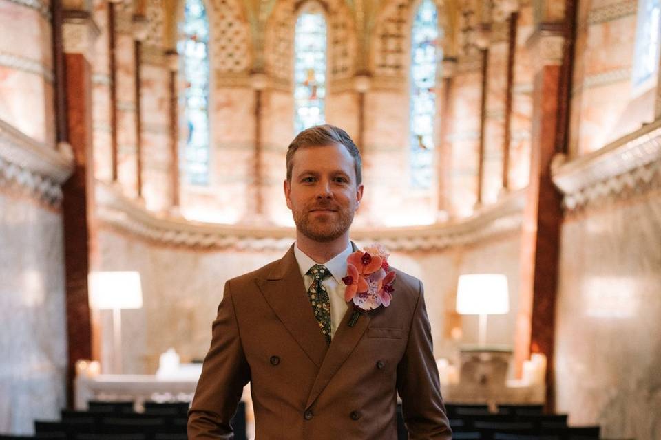 The Groom at Fitzrovia Chapel