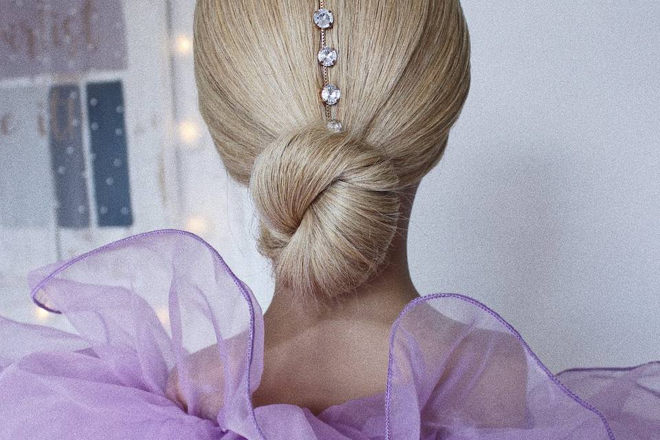 Elegant hair styling