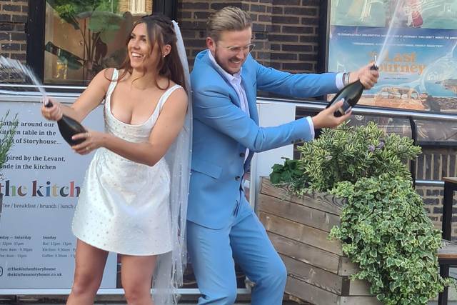 Theatre wedding