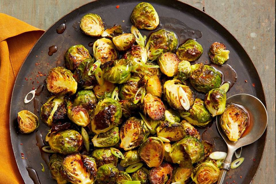 Teriyaki brussel sprout