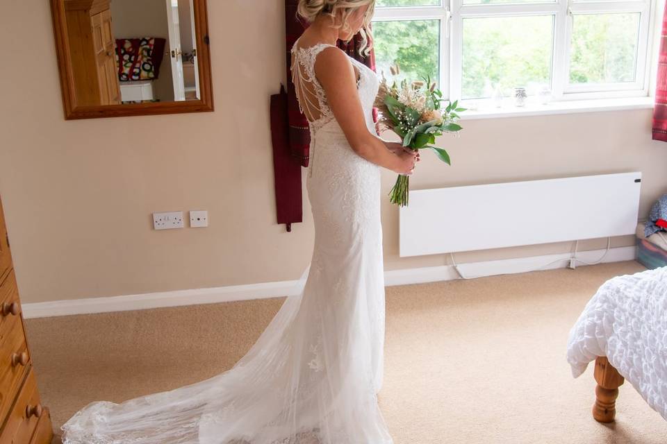 Stunning Bride In Dress