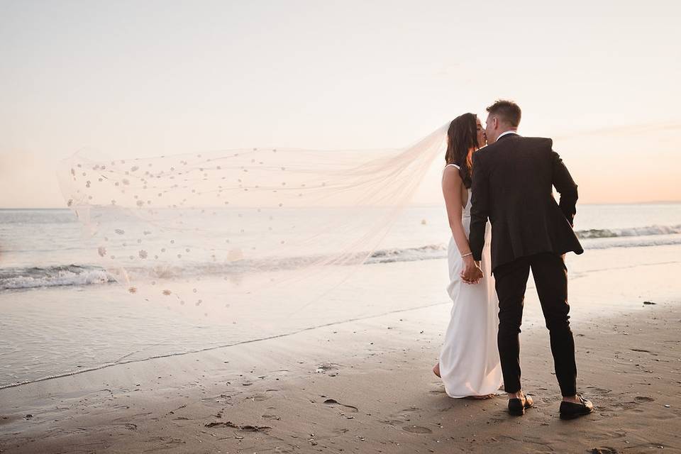 On the beach