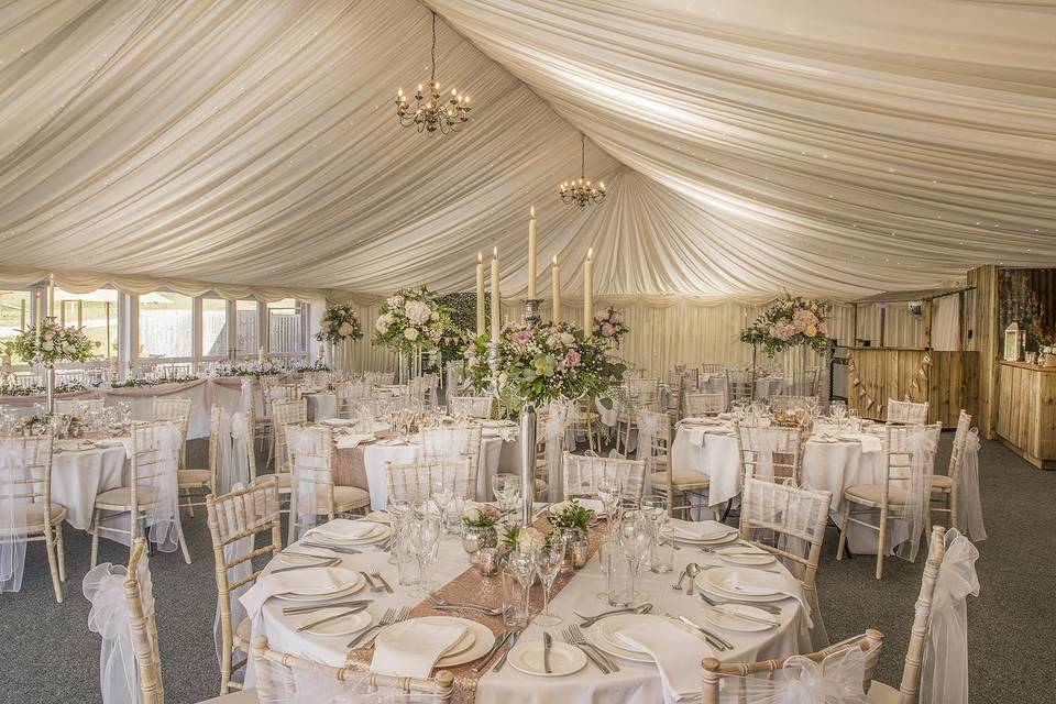 The Granary at Fawsley dining area