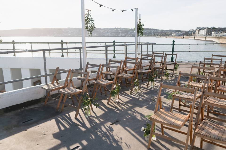 Top Terrace ceremony