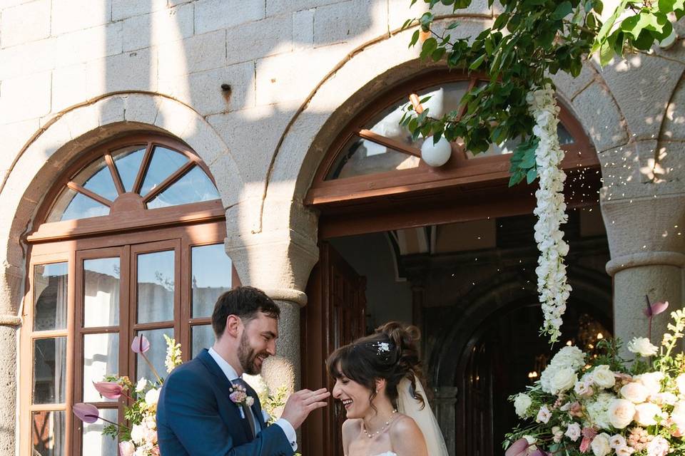Confetti goes everywhere