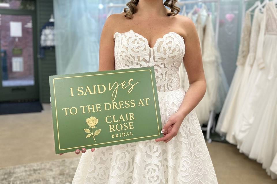 She said yes