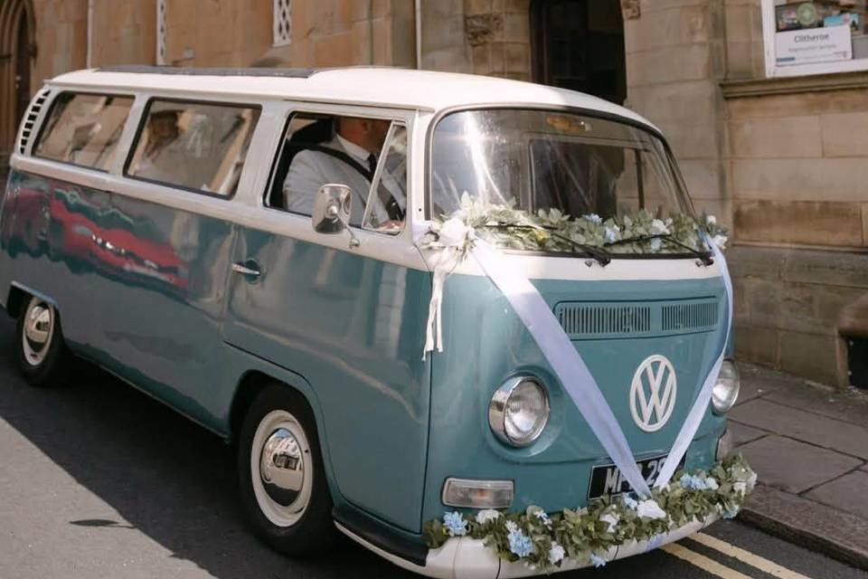 Arriving in style!