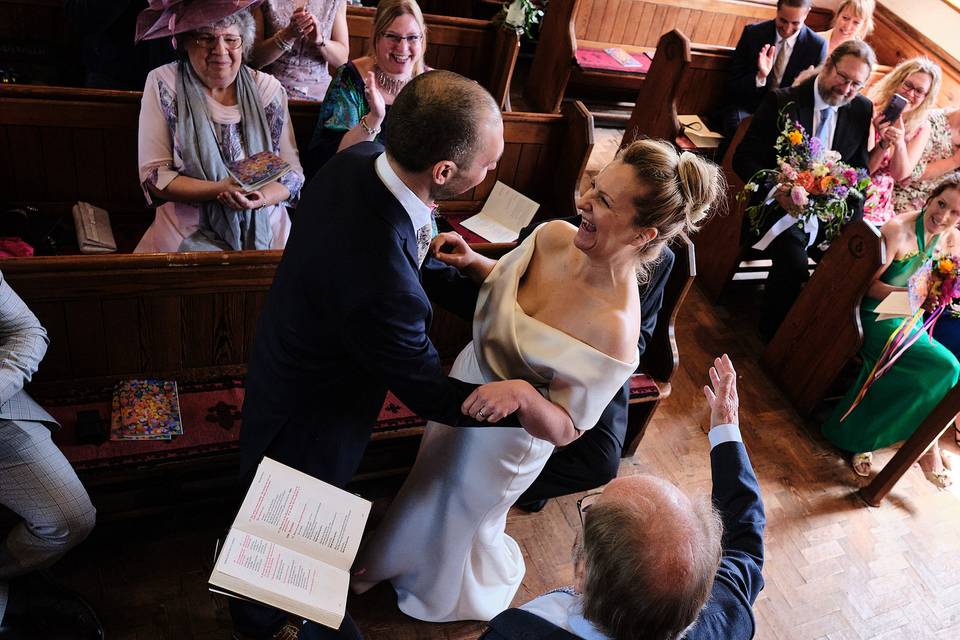 You may kiss the bride!