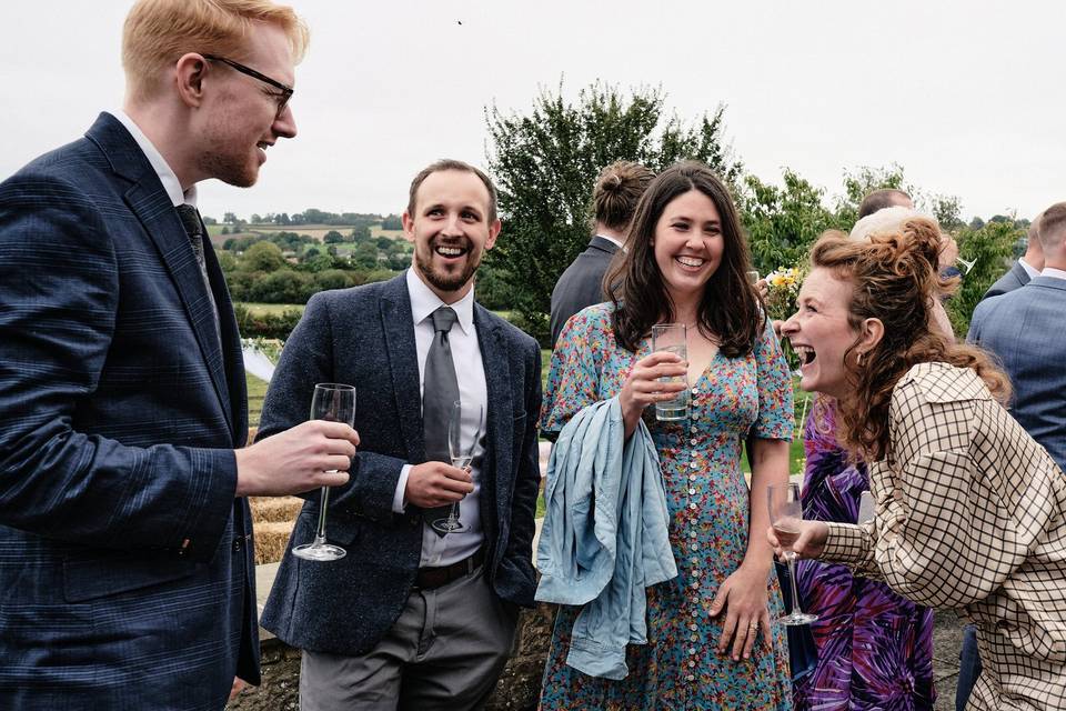 Guests drinks reception
