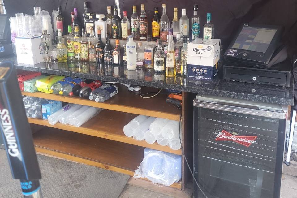 Stocked bar