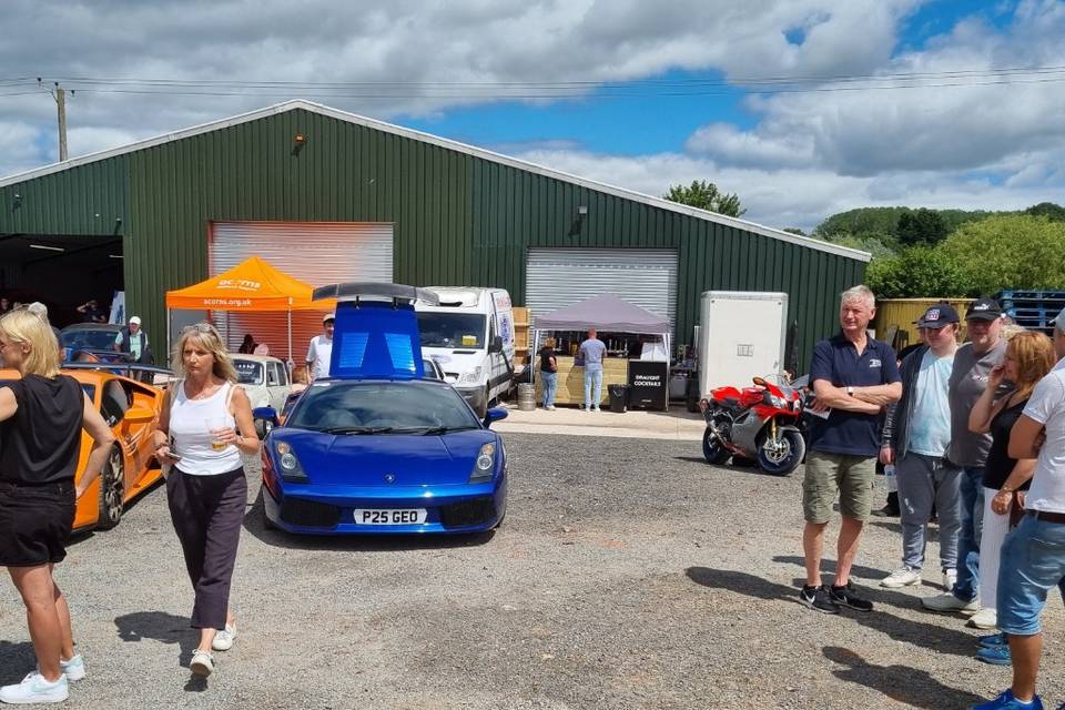 Charity car show