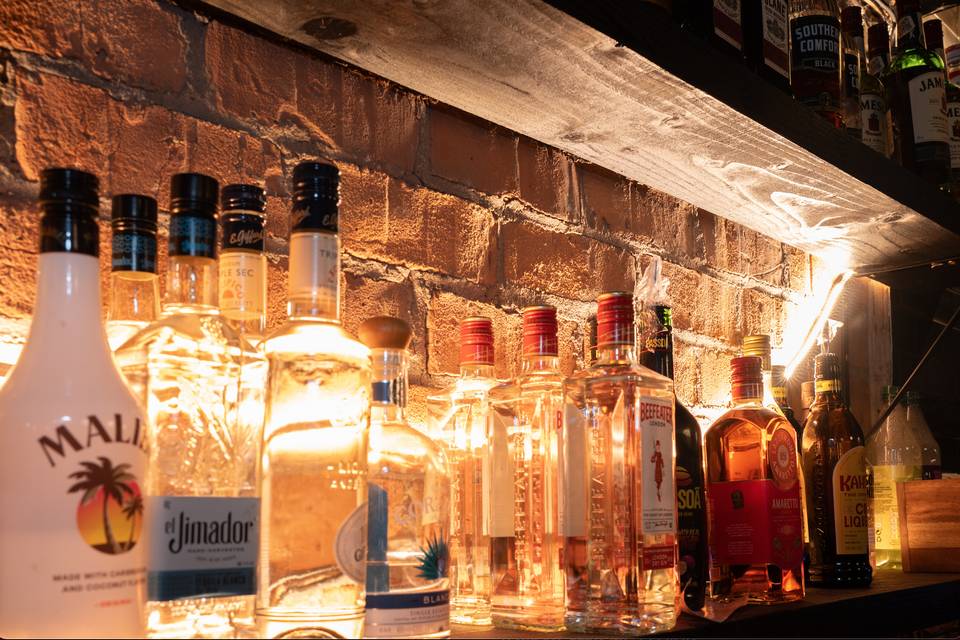 Basement back bar