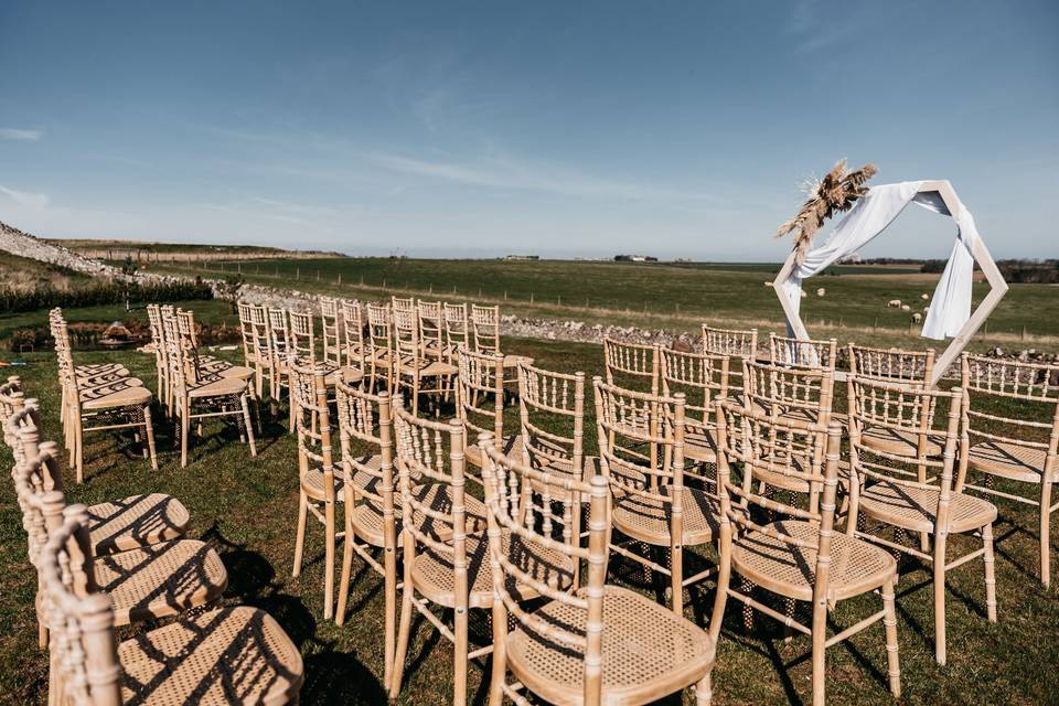 Outdoor ceremony