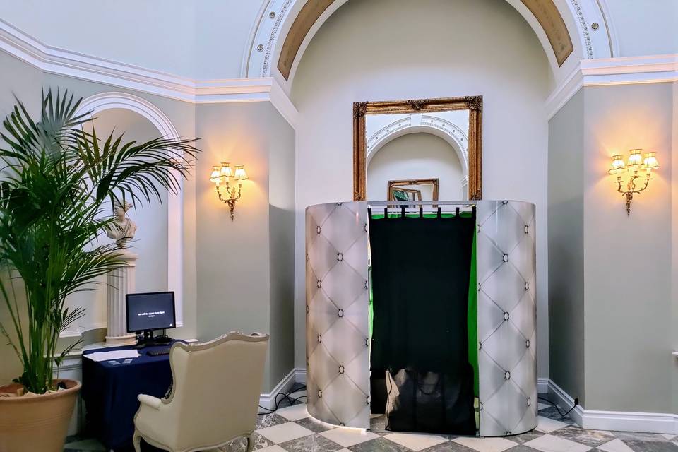 White Chesterfield Booth