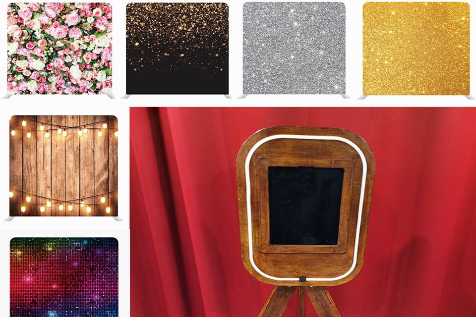Retro Booth & Backdrops