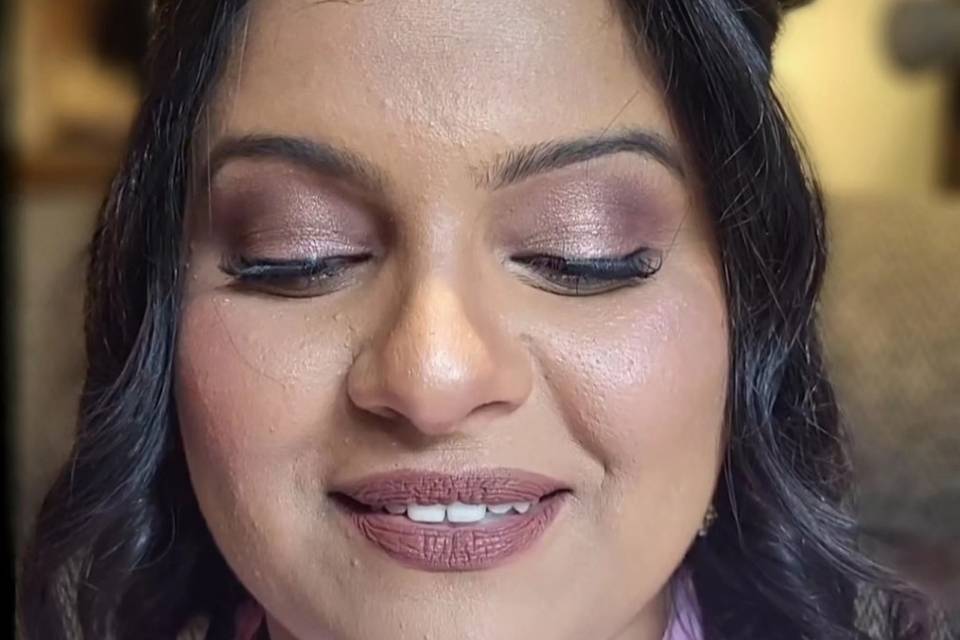 Bridesmaid makeup