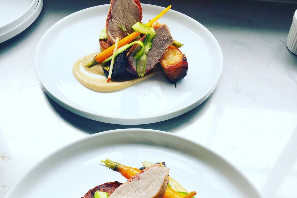 Trio of Tamworth Pork