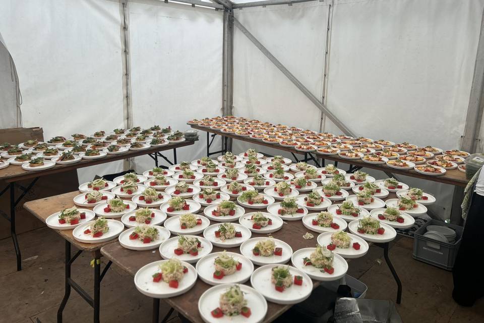 x200 Marquee catering