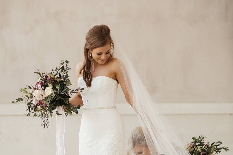 Bridal Prep at Castle Coole