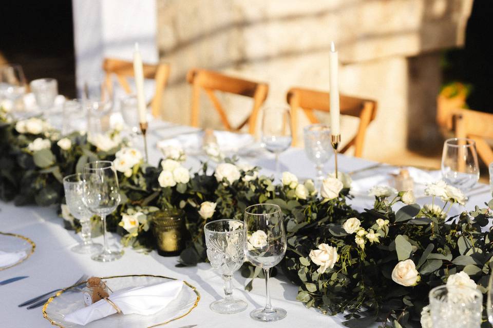 Elegant tablescape