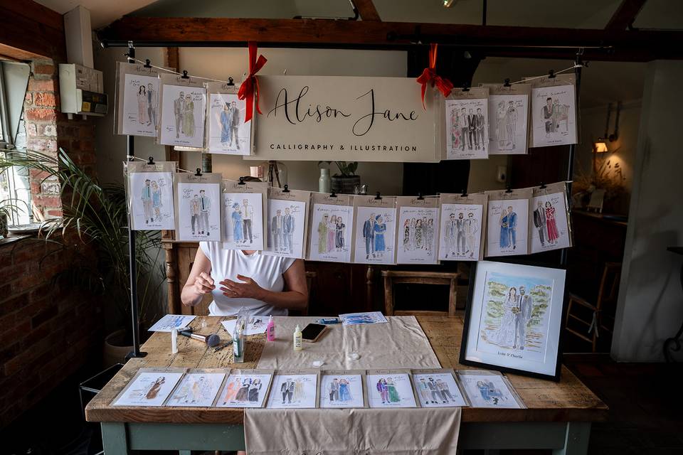 Live illustration Hampshire