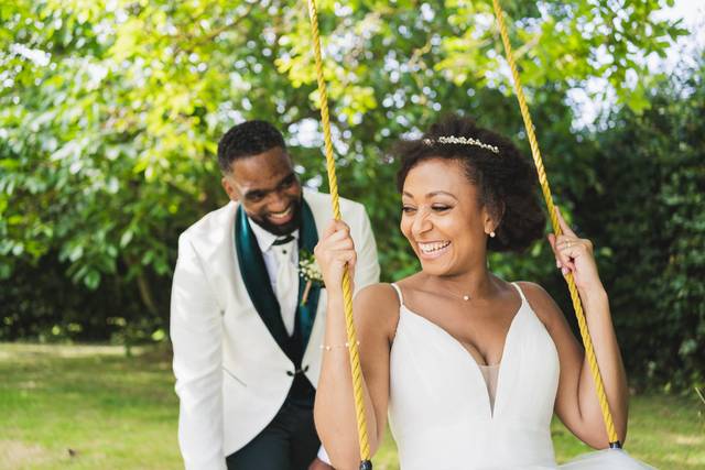 Eyes Closed Head First in East London Wedding Photographers