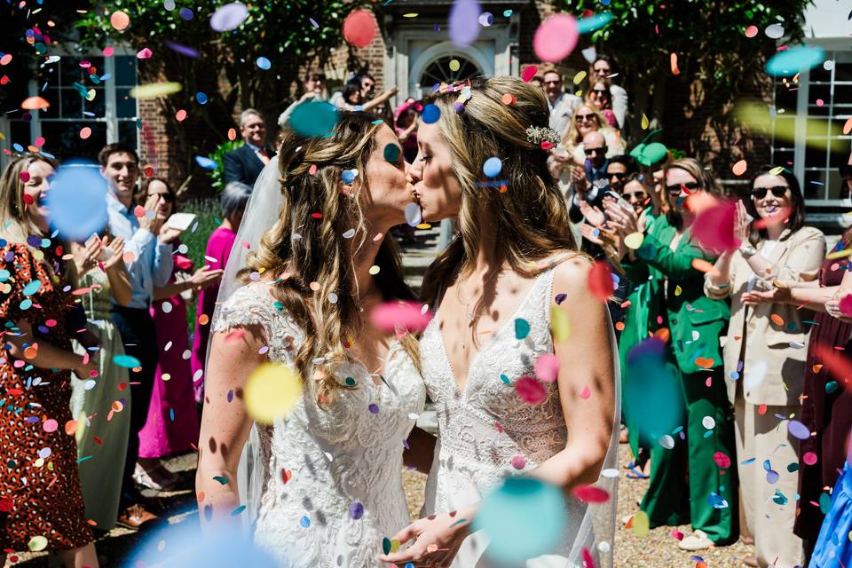 Colourful brides