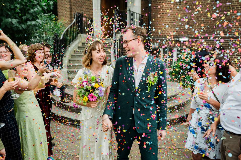 The confetti shot