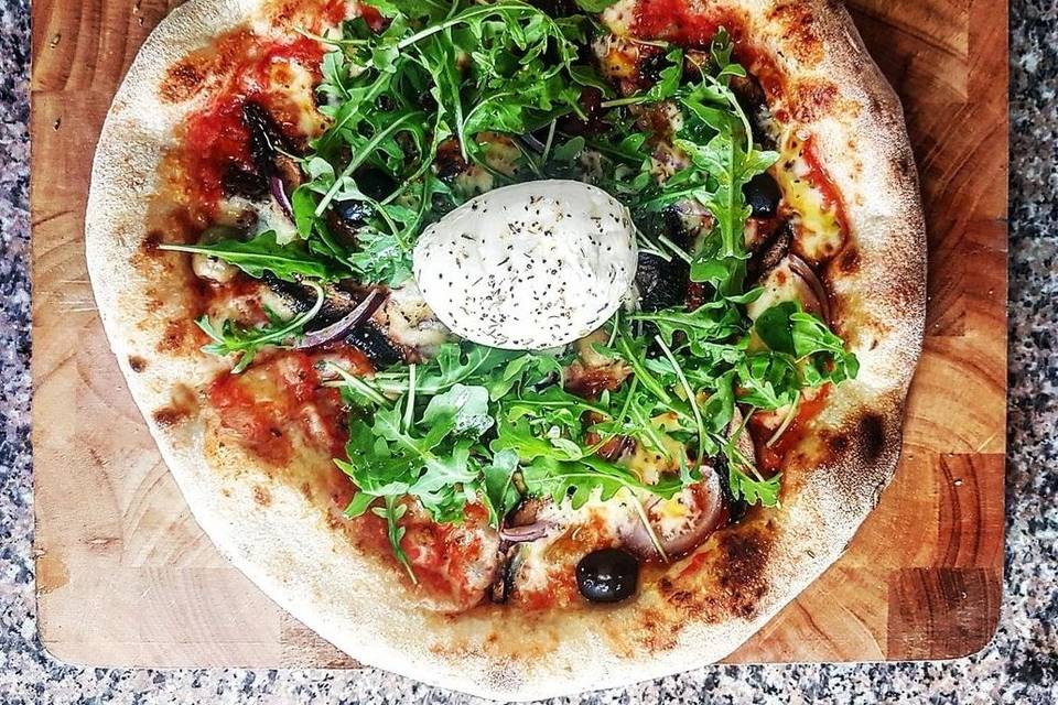 Burrata on pizza is the best