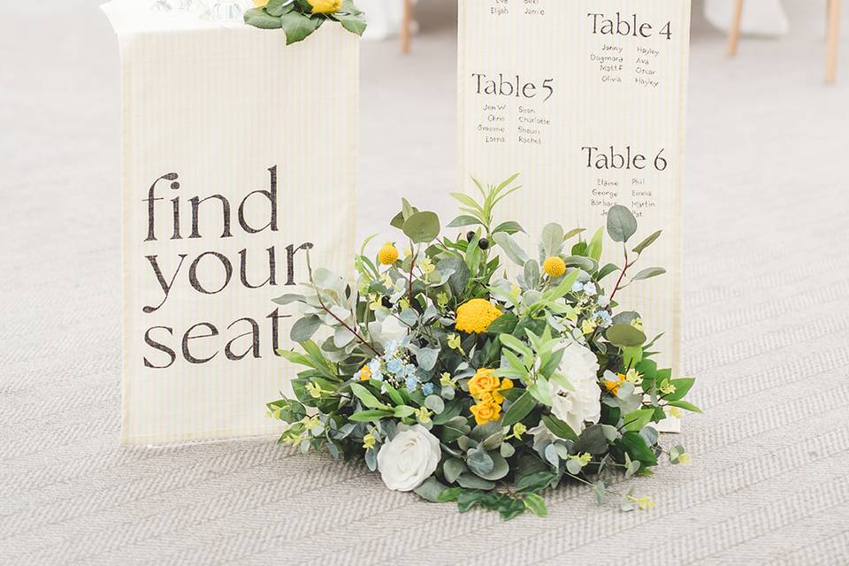 Fabric table plans