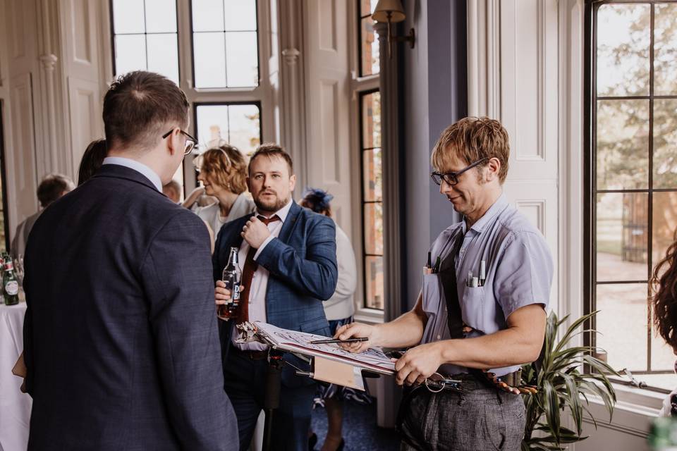 Walkabout at a wedding