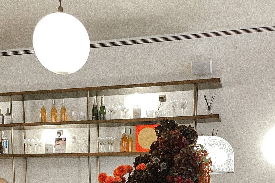 Floral bar installation