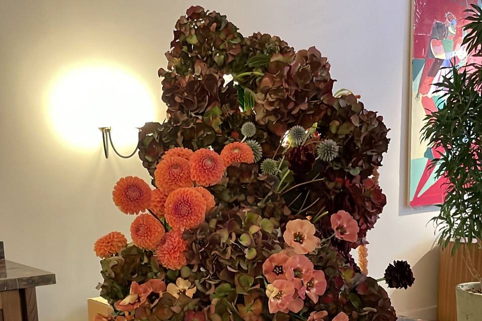 Floral bar installation