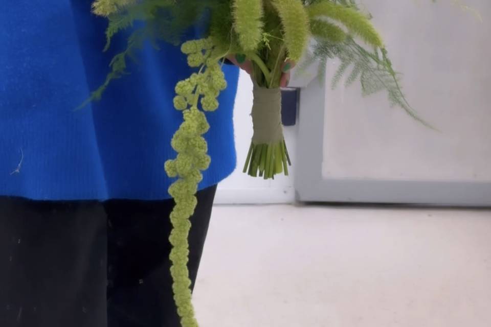 Green Elopement Bouquet