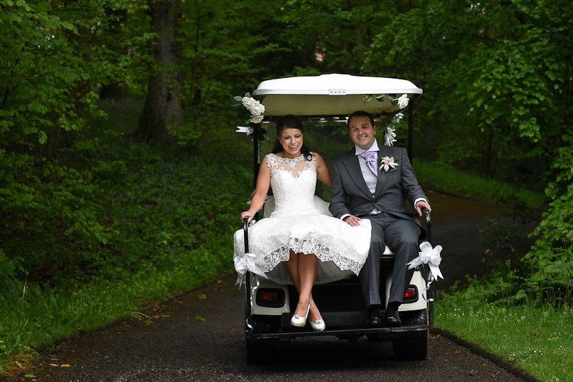 Woodbury Park Wedding Buggy