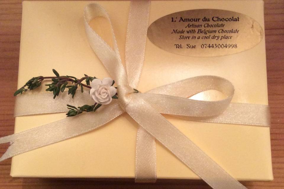 Wedding favour Gift box
