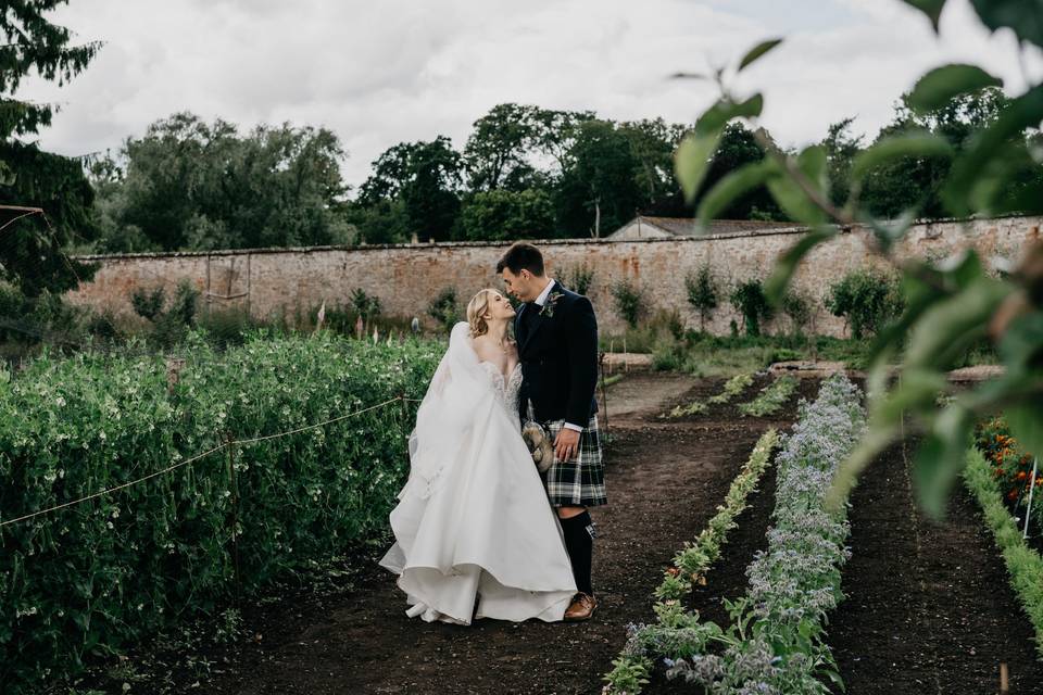 Wedding kiss