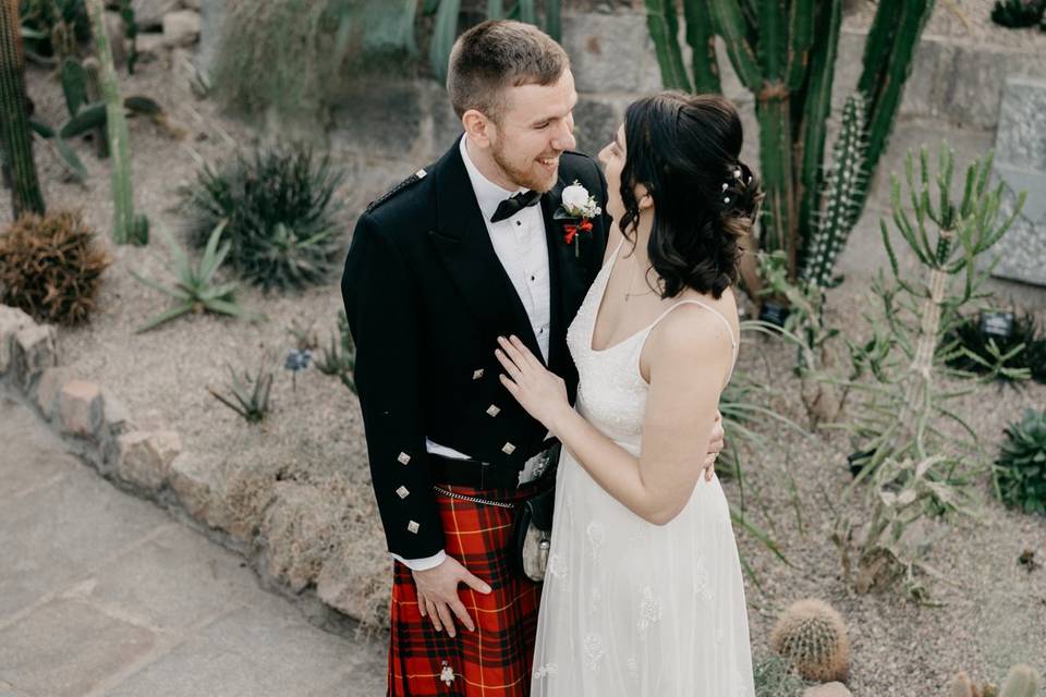 Bride and groom