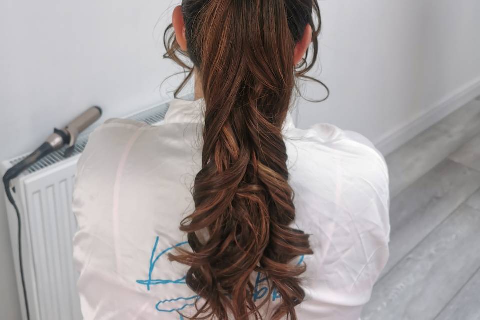 Wedding hair updo