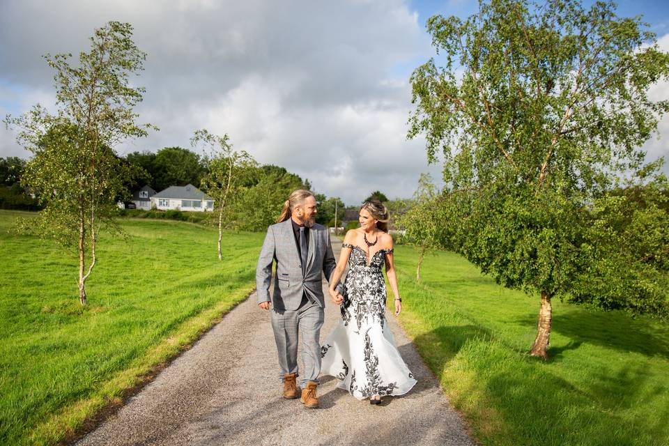 A walk along the drive