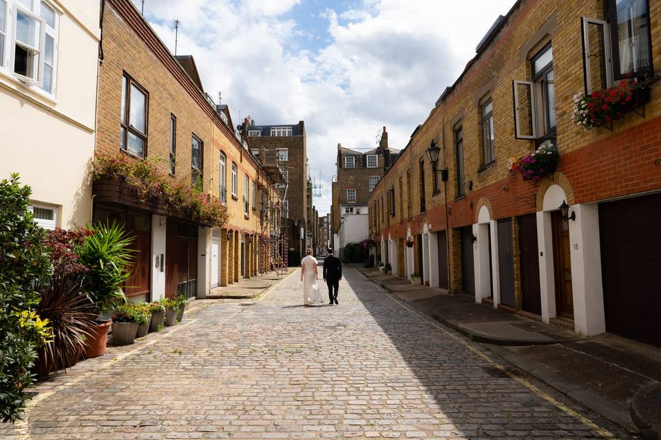 Post ceremony mews walk