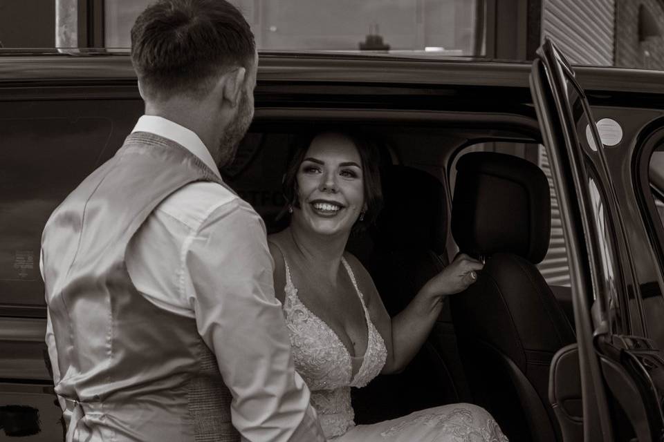 Bride & Groom arrival