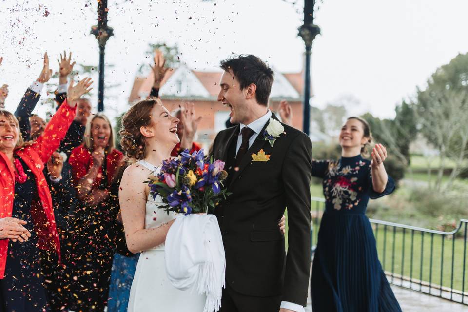 Confetti Family Shot