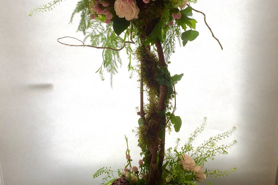 Rustic table centres